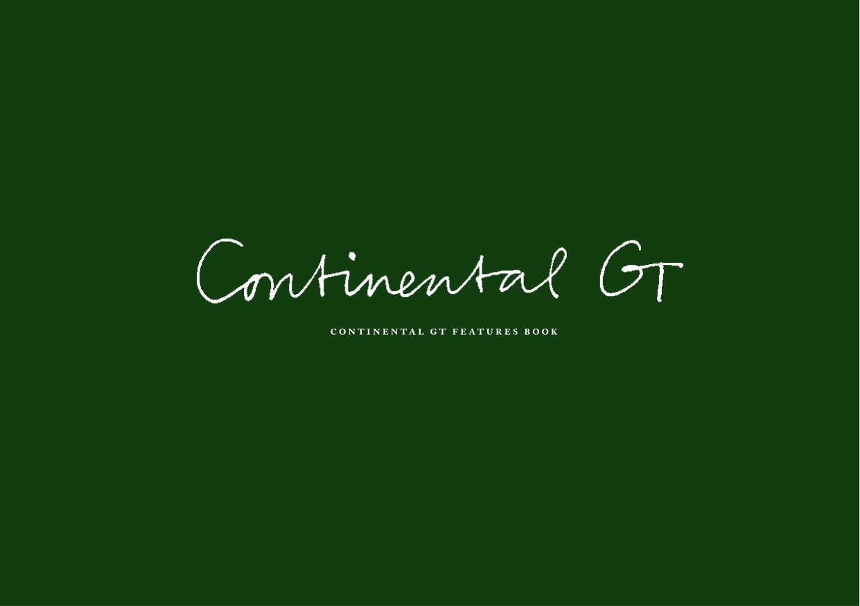 2012 Bentley Continental GT Brochure